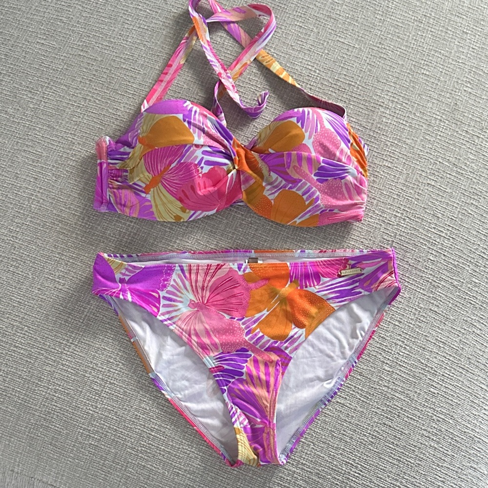 Vibrant Floral Bikini Set